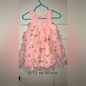 Pink Floral Dress with Bow